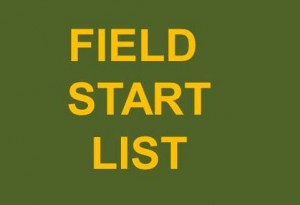 2013 Field Event – Start List